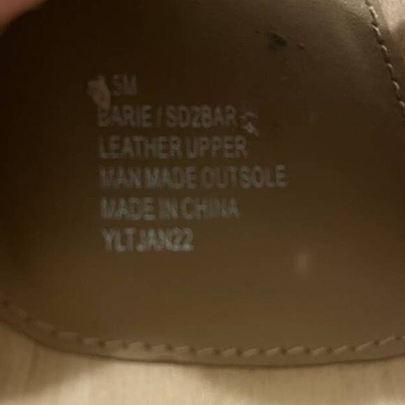 Splendid Barie Leather and Wood Clog Braided Sandals in Beige Women's sz. 7.5 - Picture 7 of 10